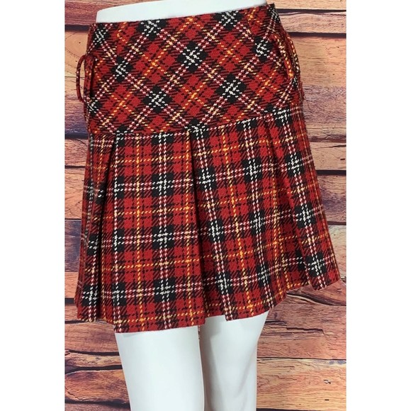 SPORT ADA Women's S (SZ 36) Wool Blend Pleated Skirt - Picture 1 of 8